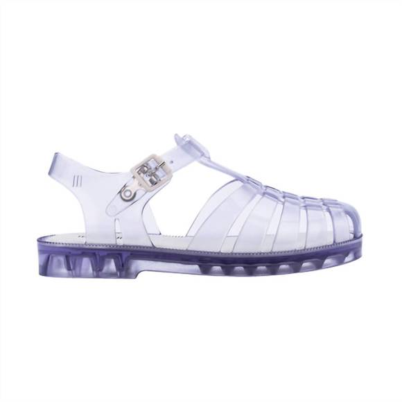 NEW MELISSA women's possession jelly sandal in clear - Picture 2 of 4